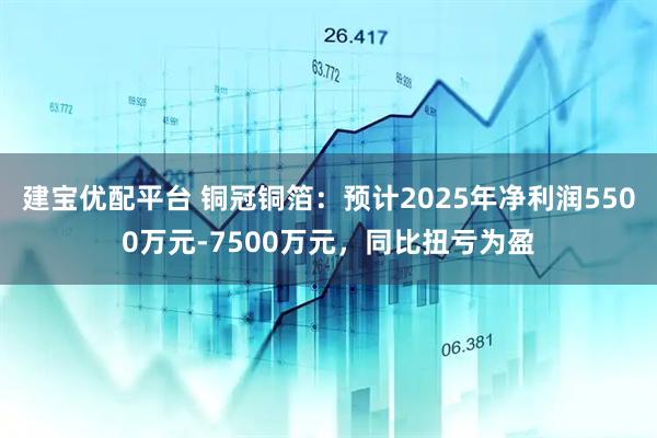 建宝优配平台 铜冠铜箔：预计2025年净利润5500万元-7500万元，同比扭亏为盈